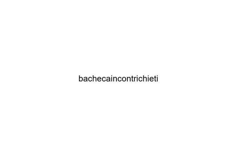 bachecaincontrichieti