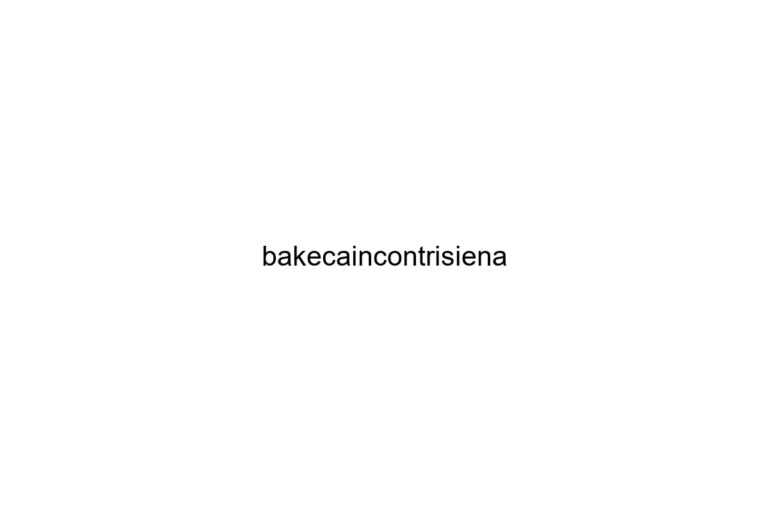 bakecaincontrisiena