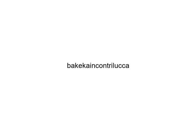 bakekaincontrilucca