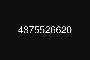 4375526620