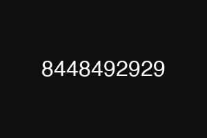 8448492929