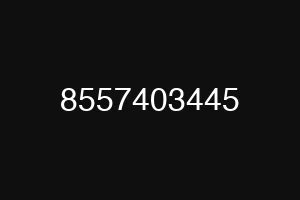 8557403445