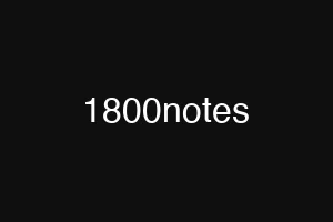 1800notes