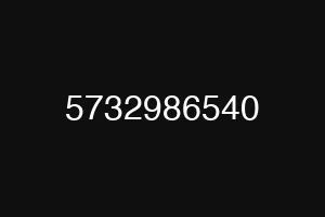 5732986540