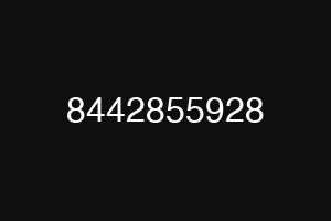 8442855928